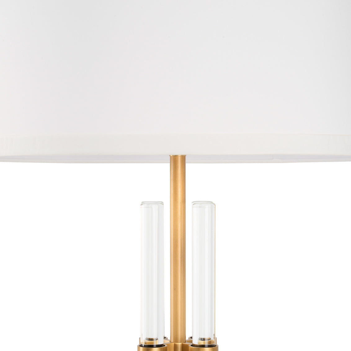 Jefferson Four Rods Anchored Glass Floor Lamp-Floor Lamps-Wildwood-LOOMLAN