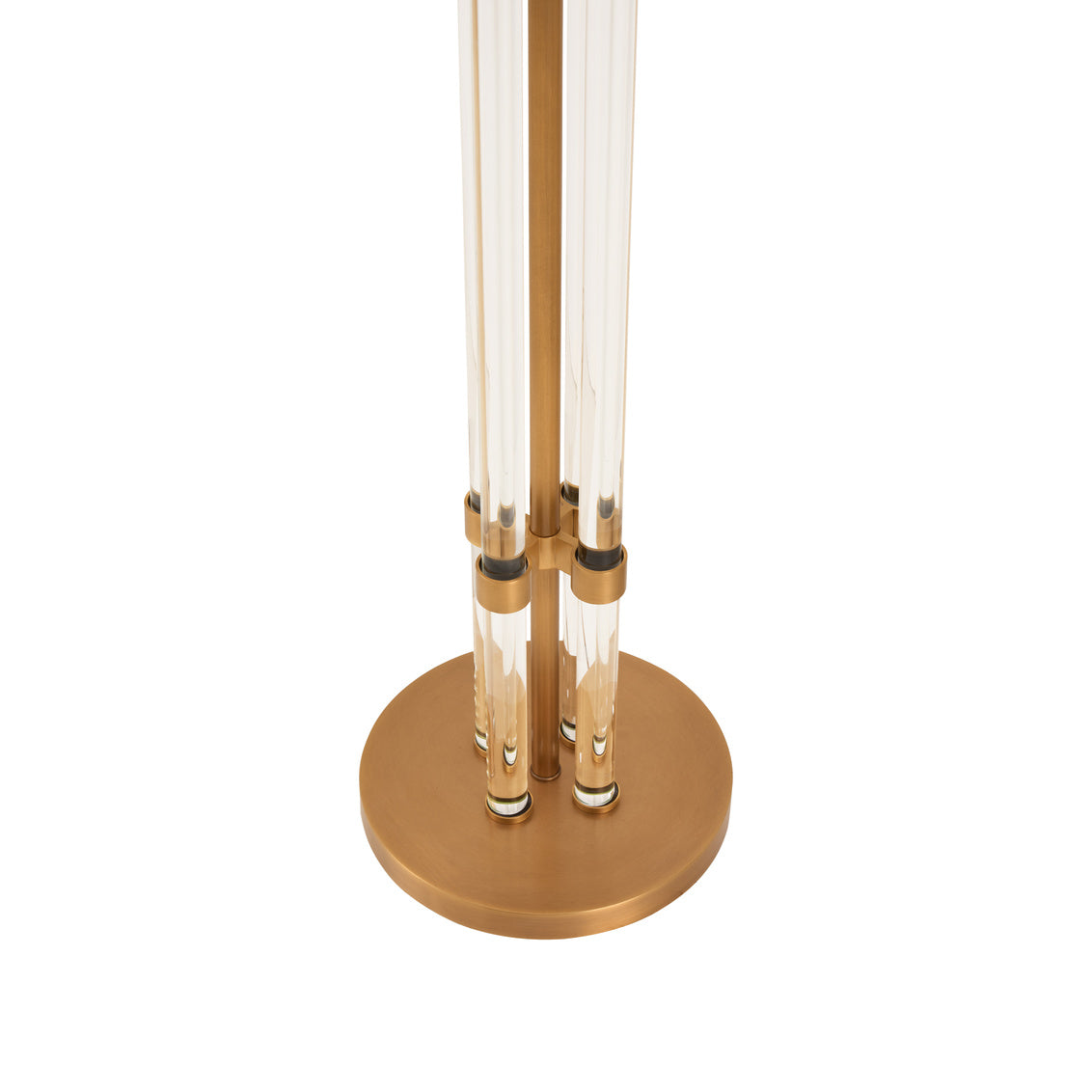 Jefferson Four Rods Anchored Glass Floor Lamp-Floor Lamps-Wildwood-LOOMLAN
