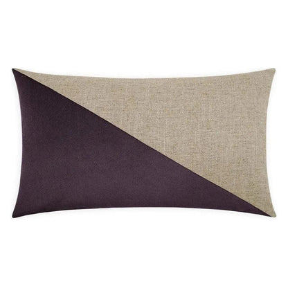 Jefferson Lumbar Amethyst Dark Purple Throw Pillow - LOOMLAN - D.V. Kap - Throw Pillows