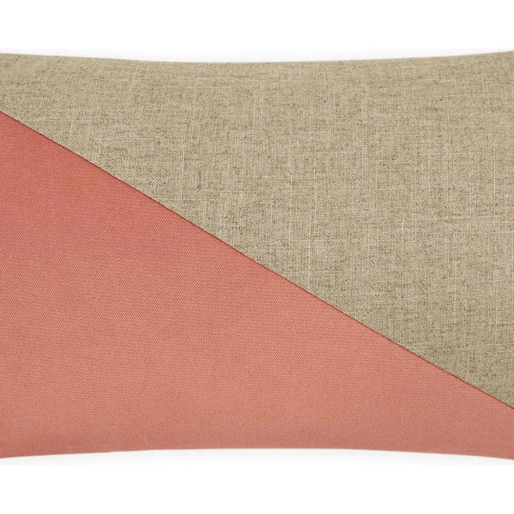 Jefferson Lumbar Blush Coral Throw Pillow Insert - LOOMLAN - D.V. Kap - Throw Pillows