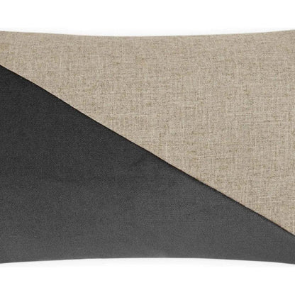 Jefferson Lumbar Charcoal Grey Throw Pillow Insert - LOOMLAN - D.V. Kap - Throw Pillows