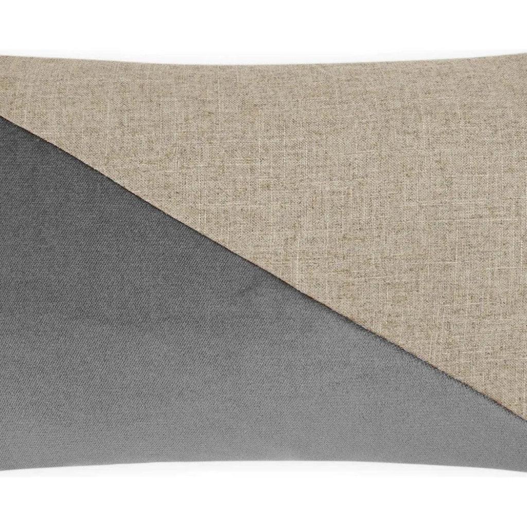 Jefferson Lumbar Graphite Grey Throw Pillow Insert - LOOMLAN - D.V. Kap - Throw Pillows