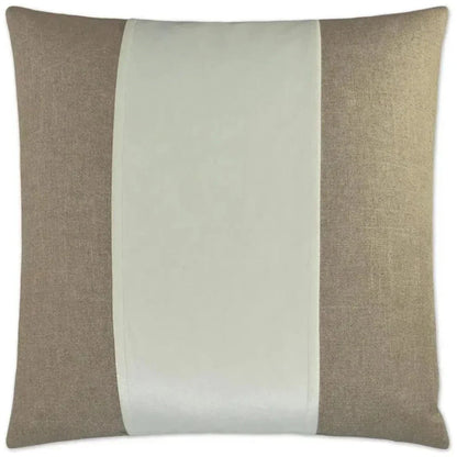 Jefferson Marshmallow Band White Large Throw Pillow - LOOMLAN - D.V. Kap - Throw Pillows