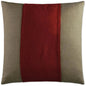 Jefferson Sangria Ribbon Red Large Throw Pillow Insert - LOOMLAN - D.V. Kap - Throw Pillows