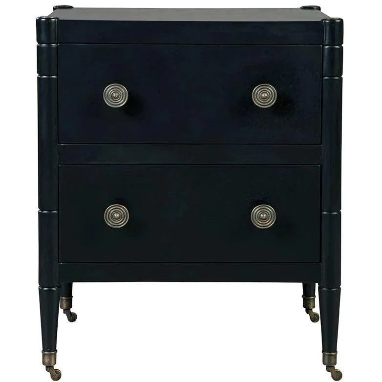 Jefferson Wooden Black Chest - LOOMLAN - Furniture Classics - Chests