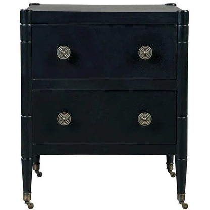 Jefferson Wooden Black Chest - LOOMLAN - Furniture Classics - Chests