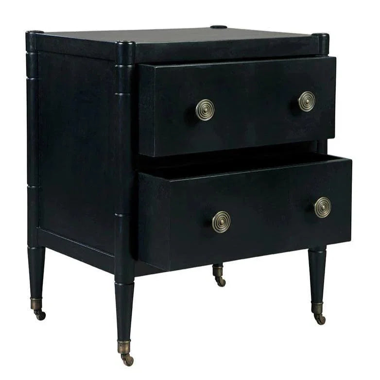 Jefferson Wooden Black Chest - LOOMLAN - Furniture Classics - Chests