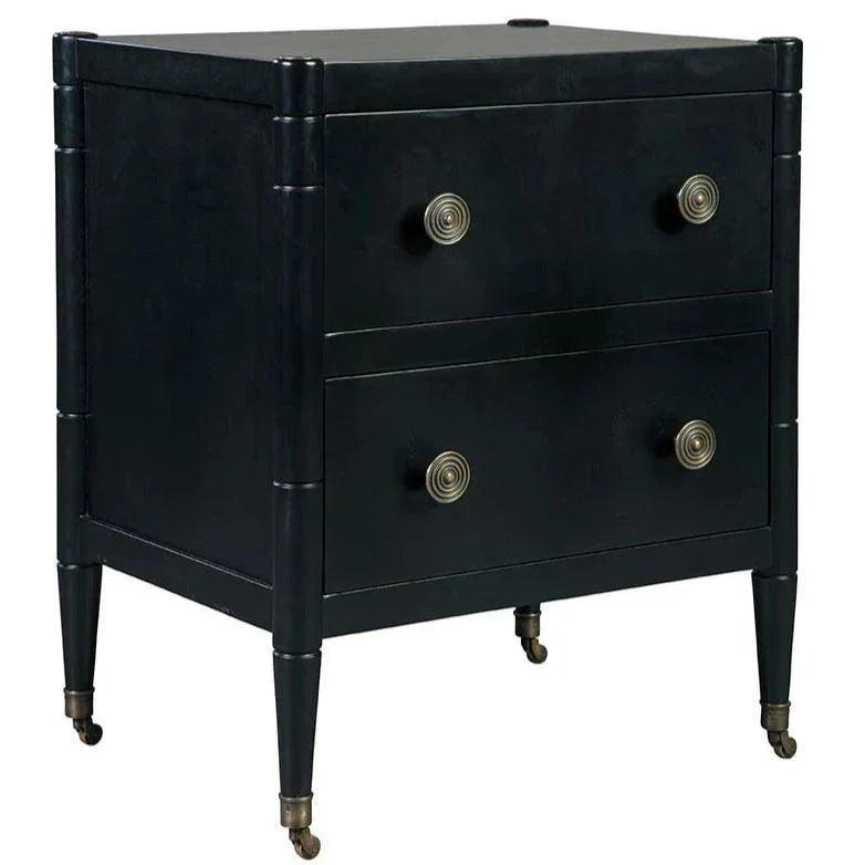 Jefferson Wooden Black Chest - LOOMLAN - Furniture Classics - Chests