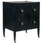 Jefferson Wooden Black Chest - LOOMLAN - Furniture Classics - Chests