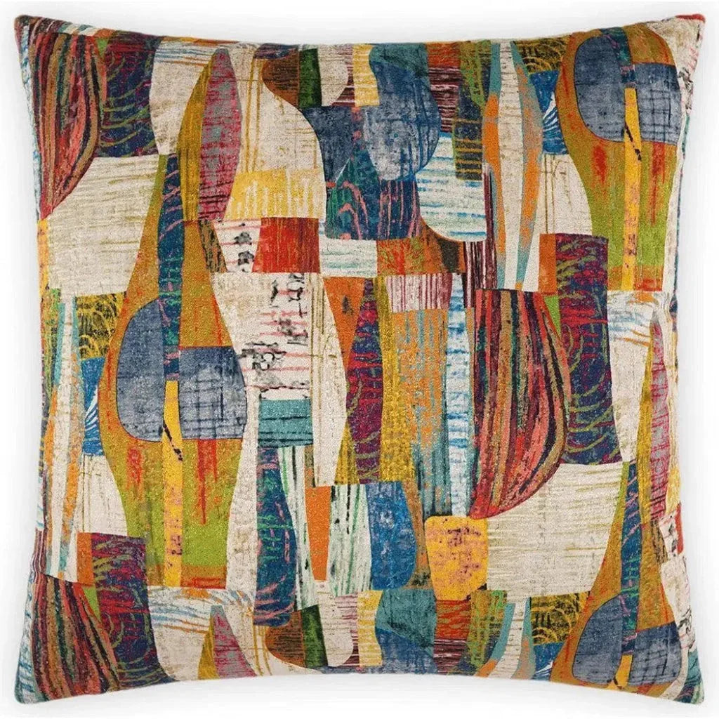Jems Multi Color Throw Pillow With Insert - LOOMLAN - D.V. Kap - Throw Pillows