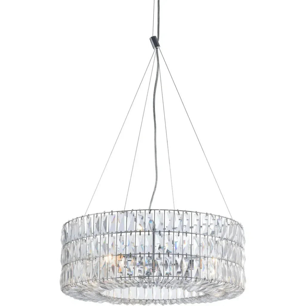 Jena Ceiling Lamp Chrome - LOOMLAN - Zuo Modern - Pendants