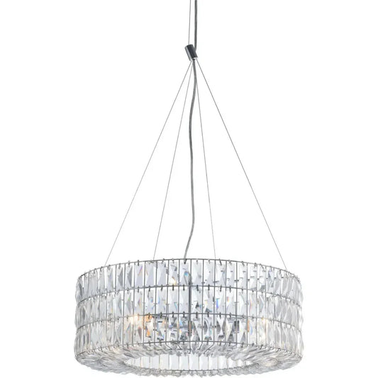 Jena Ceiling Lamp Chrome - LOOMLAN - Zuo Modern - Pendants