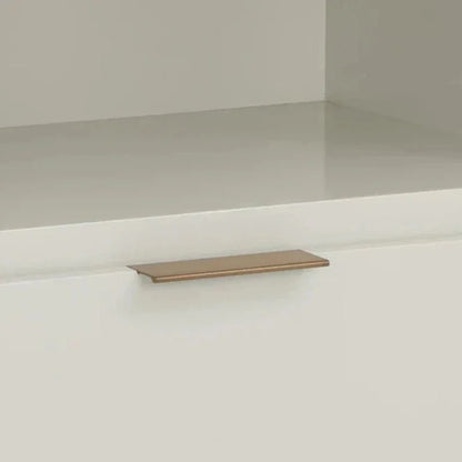 Jenkins Steel Based Wooden Cream Nightstand - LOOMLAN - SUNPAN - Nightstands