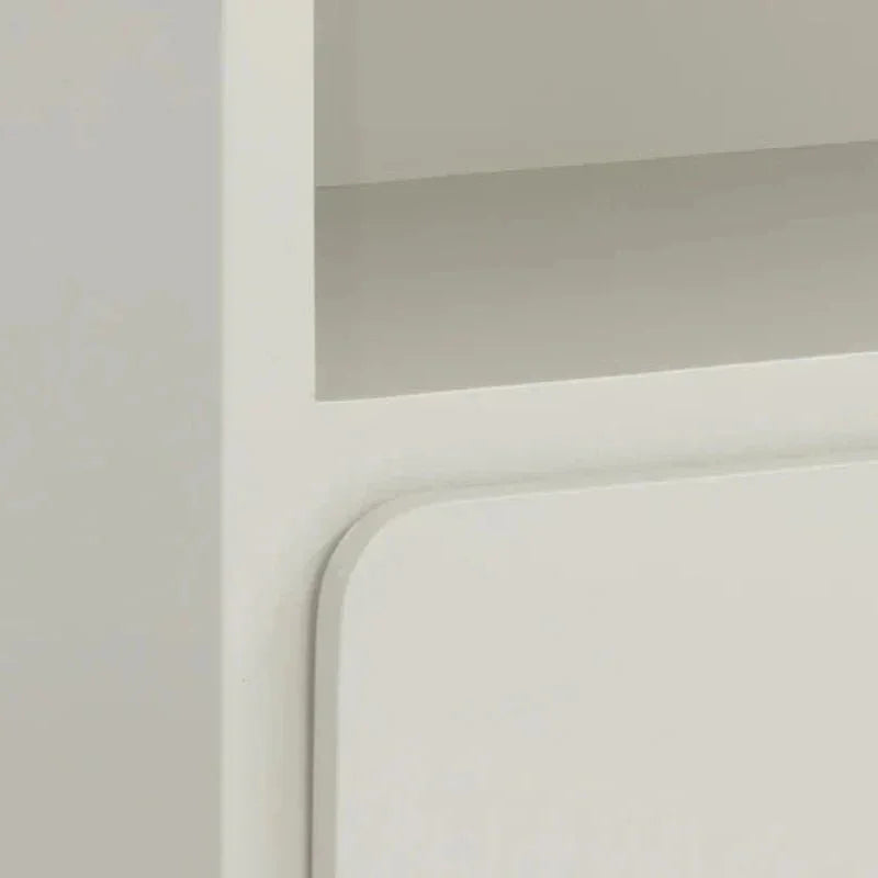 Jenkins Steel Based Wooden Cream Nightstand - LOOMLAN - SUNPAN - Nightstands