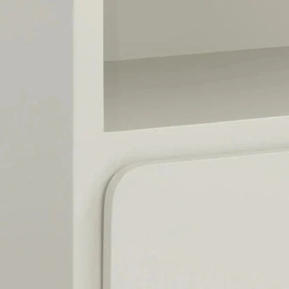 Jenkins Steel Based Wooden Cream Nightstand - LOOMLAN - SUNPAN - Nightstands