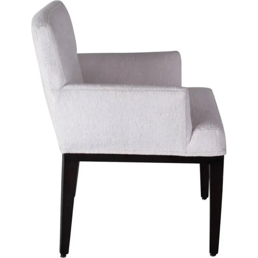 White With Arms Dining Chair Jenn - LOOMLAN - Peninsula Home - Dining Chairs