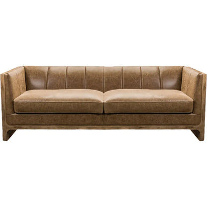 Jennie Ten Gallon Hat Accord Leather Sofa - LOOMLAN - Olivia + Quinn - Sofas & Loveseats