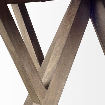 Jennings Light Brown Wood Dining Table-Dining Tables-Mercana-LOOMLAN