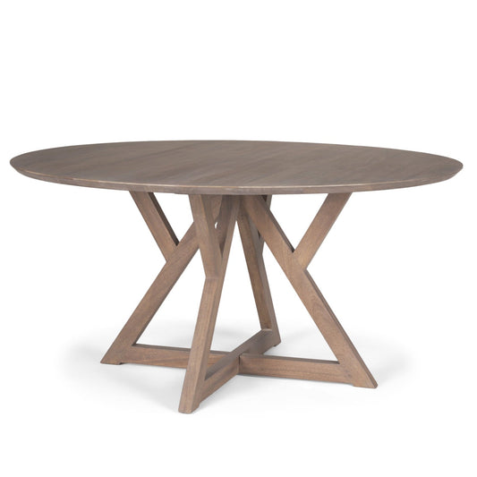 Jennings Light Brown Wood Dining Table-Dining Tables-Mercana-LOOMLAN