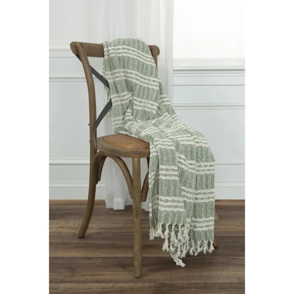 Jenny Handloomed Soft Cotton Throw Blanket - LOOMLAN - LOOMLAN - Throw Blankets