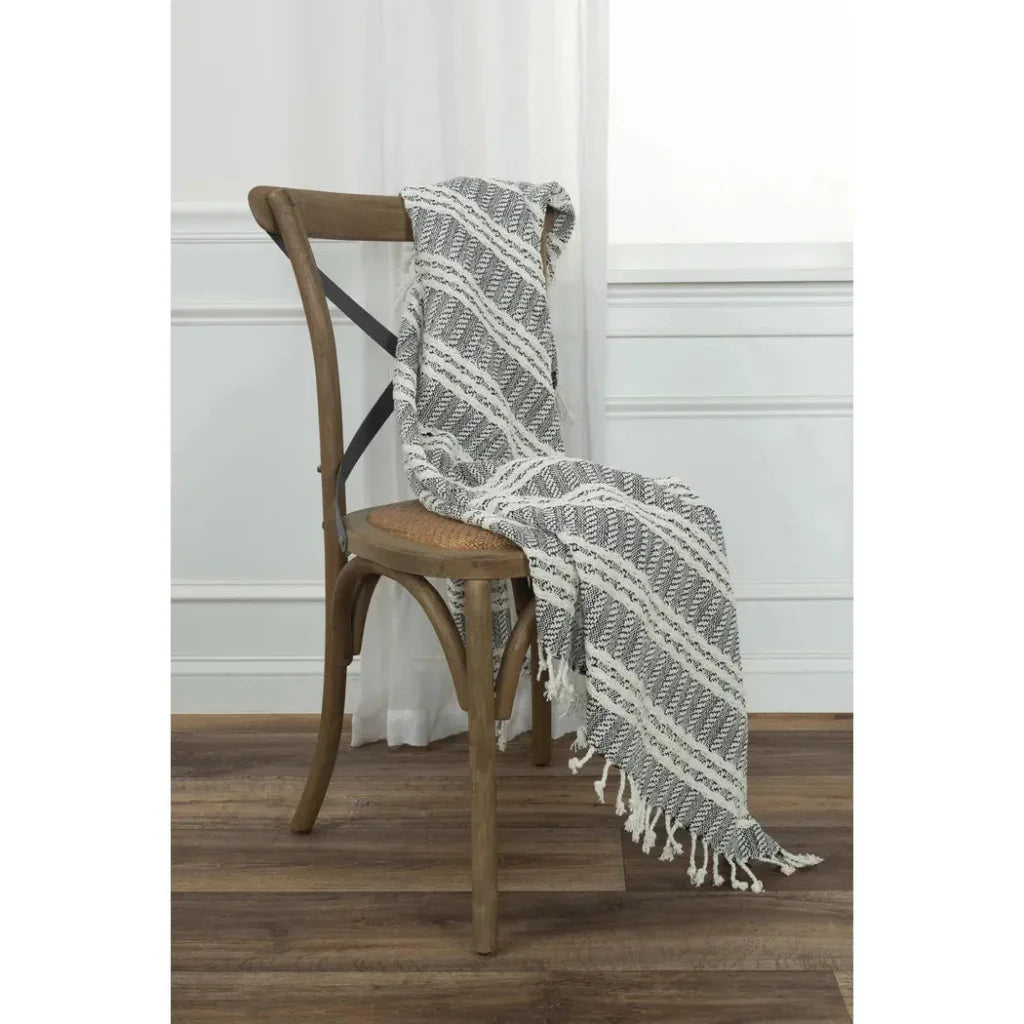 Jenny Handloomed Soft Cotton Throw Blanket - LOOMLAN - LOOMLAN - Throw Blankets