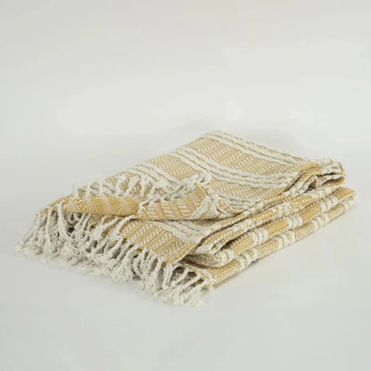 Jenny Handloomed Soft Cotton Throw Blanket - LOOMLAN - LOOMLAN - Throw Blankets