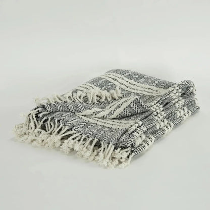 Jenny Handloomed Soft Cotton Throw Blanket - LOOMLAN - LOOMLAN - Throw Blankets
