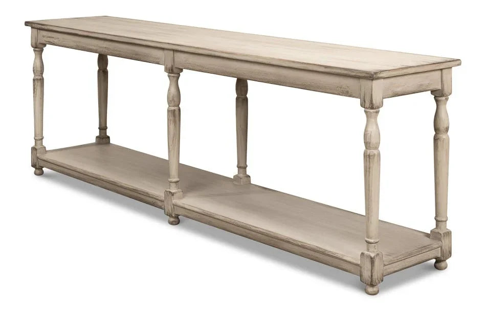 Jensen Wooden Rectangular Console Table - LOOMLAN - Sarreid - Console Tables