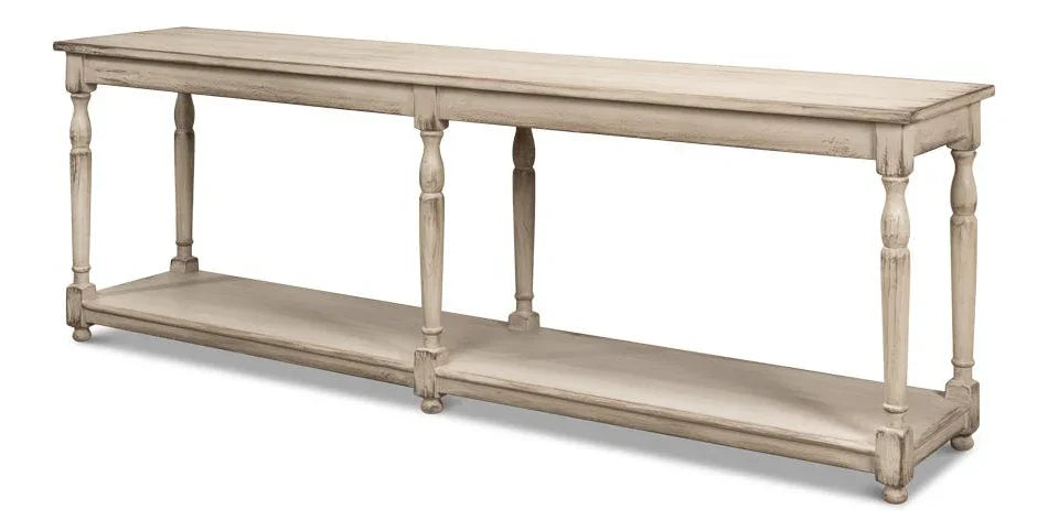 Jensen Wooden Rectangular Console Table - LOOMLAN - Sarreid - Console Tables