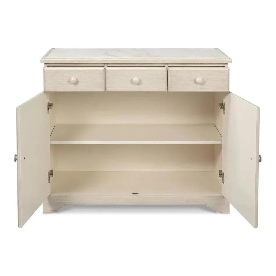 Jeremy Tulip Wood & Porcelain Two Door Cabinet - LOOMLAN - Accent Cabinets