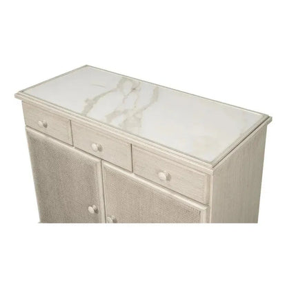 Jeremy Tulip Wood & Porcelain Two Door Cabinet - LOOMLAN - Accent Cabinets