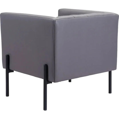 Jess Accent Chair Gray - LOOMLAN - Zuo Modern - Accent Chairs