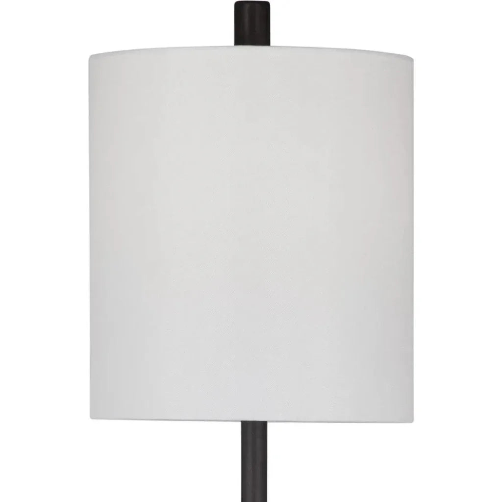 Jess White Marble and Metal Table Lamp - LOOMLAN - Table Lamps
