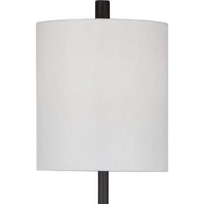 Jess White Marble and Metal Table Lamp - LOOMLAN - Table Lamps
