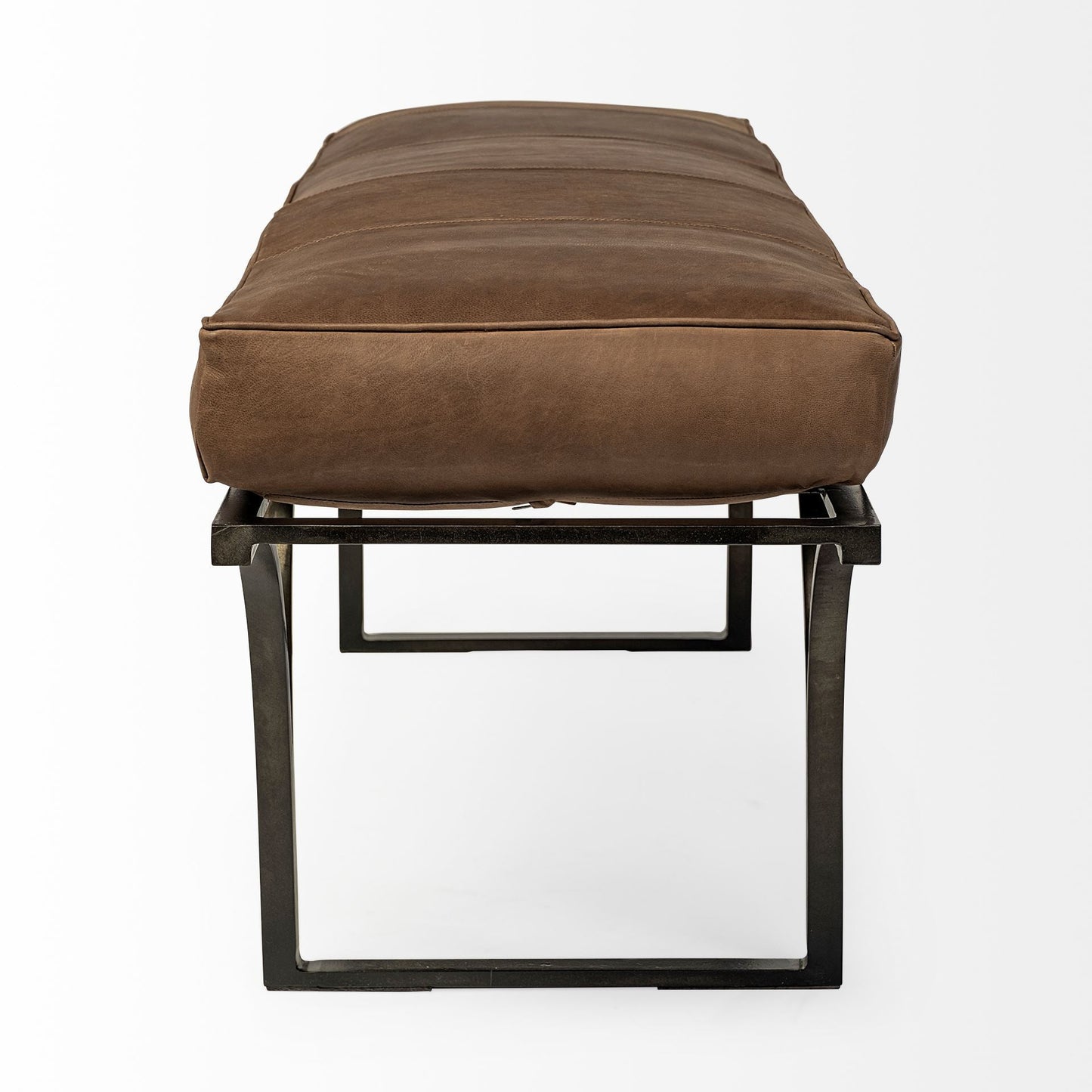Jessie Genuine Leather Bedroom Bench