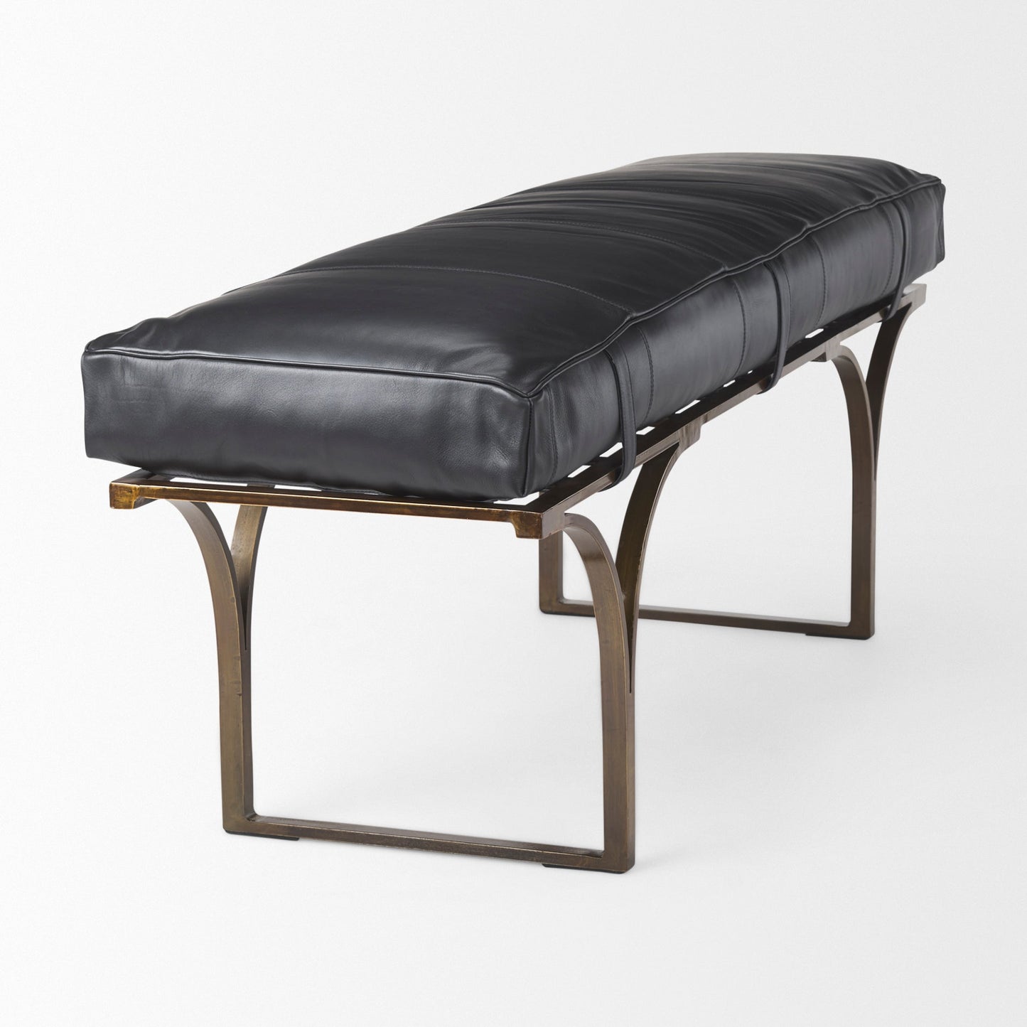 Jessie Genuine Leather Bedroom Bench