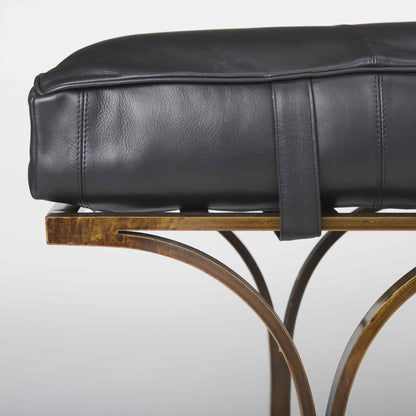 Jessie Genuine Leather Bedroom Bench