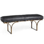 Jessie Genuine Leather Bedroom Bench