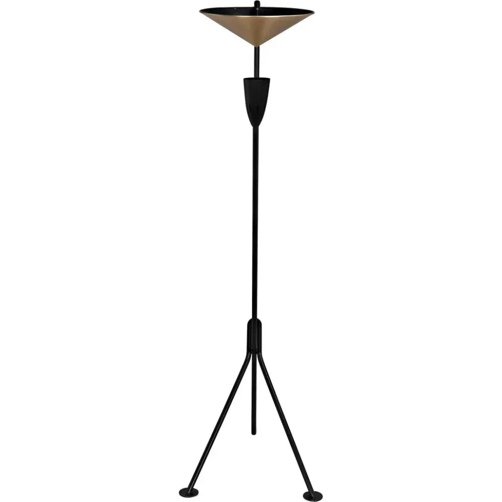 Jetset Floor Lamp-Floor Lamps-Noir-LOOMLAN