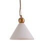 Jett Sleek Marble Shade White Pendant