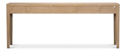 Jeweler's Wood Rectangular Console Table - LOOMLAN - Sarreid - Console Tables