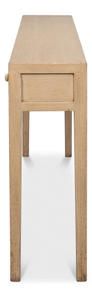 Jeweler's Wood Rectangular Console Table - LOOMLAN - Sarreid - Console Tables