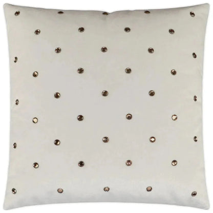 Jewels Ivory Throw Pillow With Insert - LOOMLAN - D.V. Kap - Throw Pillows