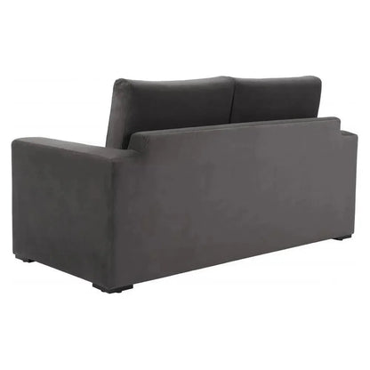 Jide Wood Grey Sleeper Sofa - LOOMLAN - Zuo Modern - Sofas & Loveseats