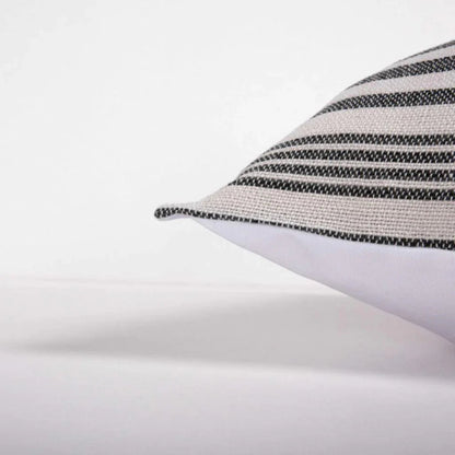 Jillian Striped Outdoor Throw Pillows-Outdoor Pillows-LOOMLAN-LOOMLAN