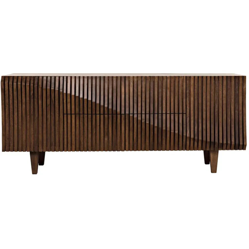 Jin - Ho Wood Dark Walnut Sideboard - LOOMLAN - Noir - Sideboards