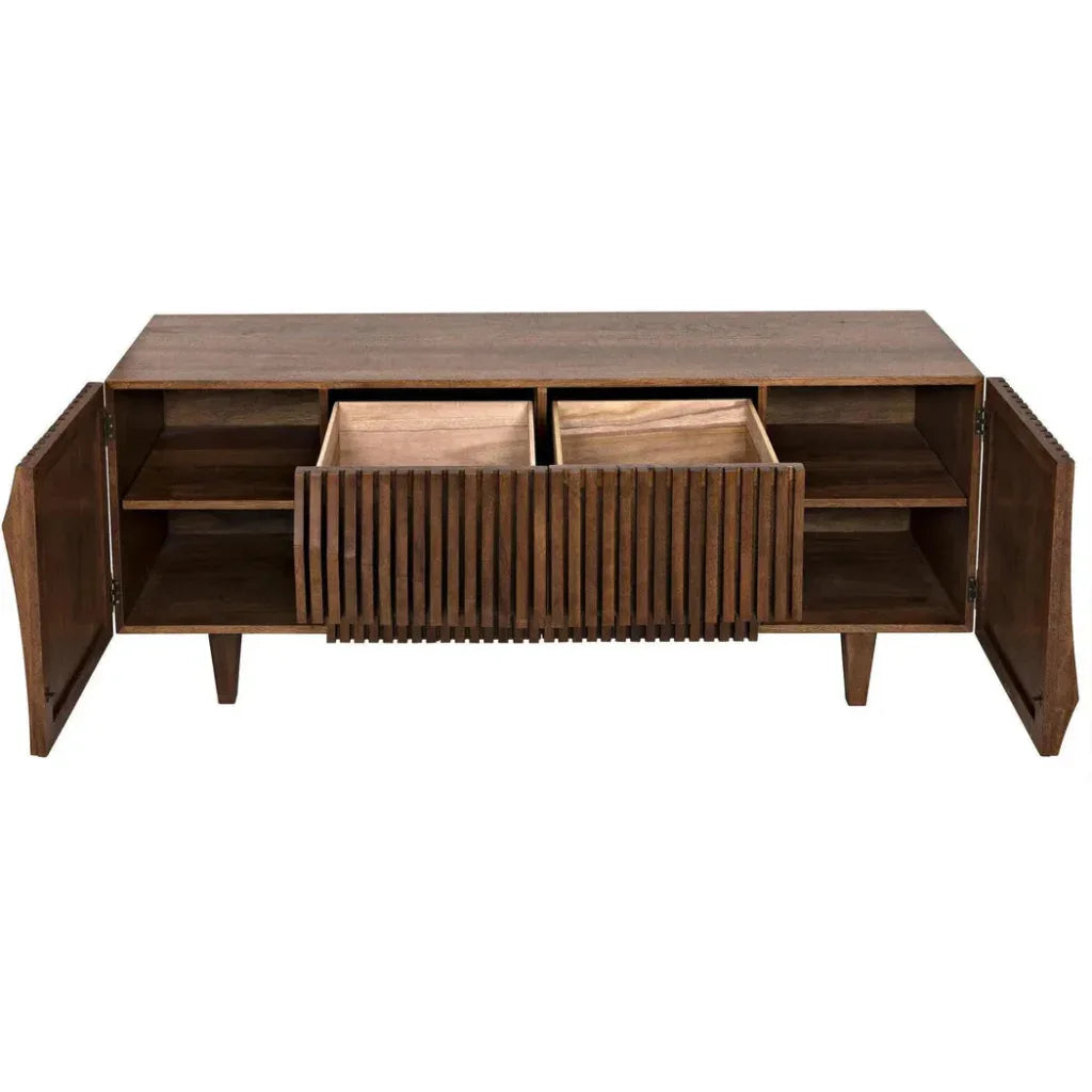 Jin - Ho Wood Dark Walnut Sideboard - LOOMLAN - Noir - Sideboards