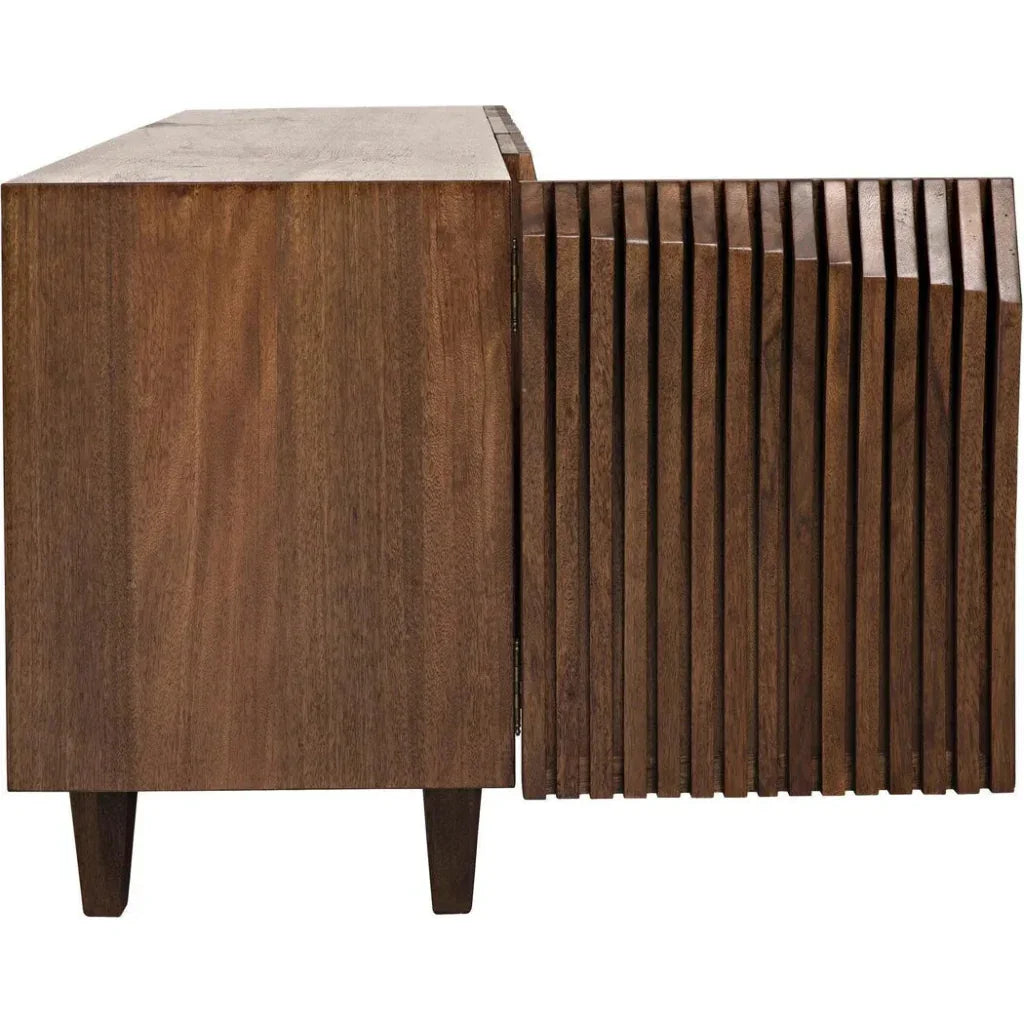 Jin - Ho Wood Dark Walnut Sideboard - LOOMLAN - Noir - Sideboards