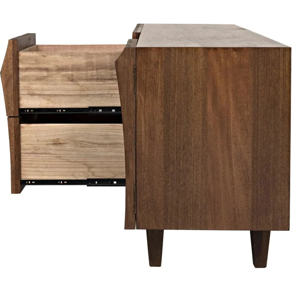 Jin - Ho Wood Dark Walnut Sideboard - LOOMLAN - Noir - Sideboards