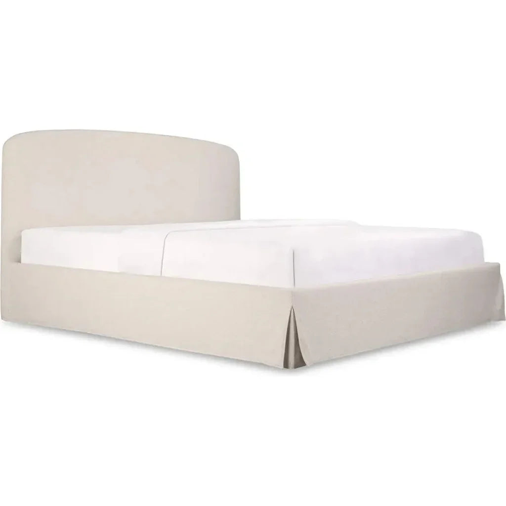 Joan Performance Ivory Bed With Storage - LOOMLAN - Moe's Home - Beds